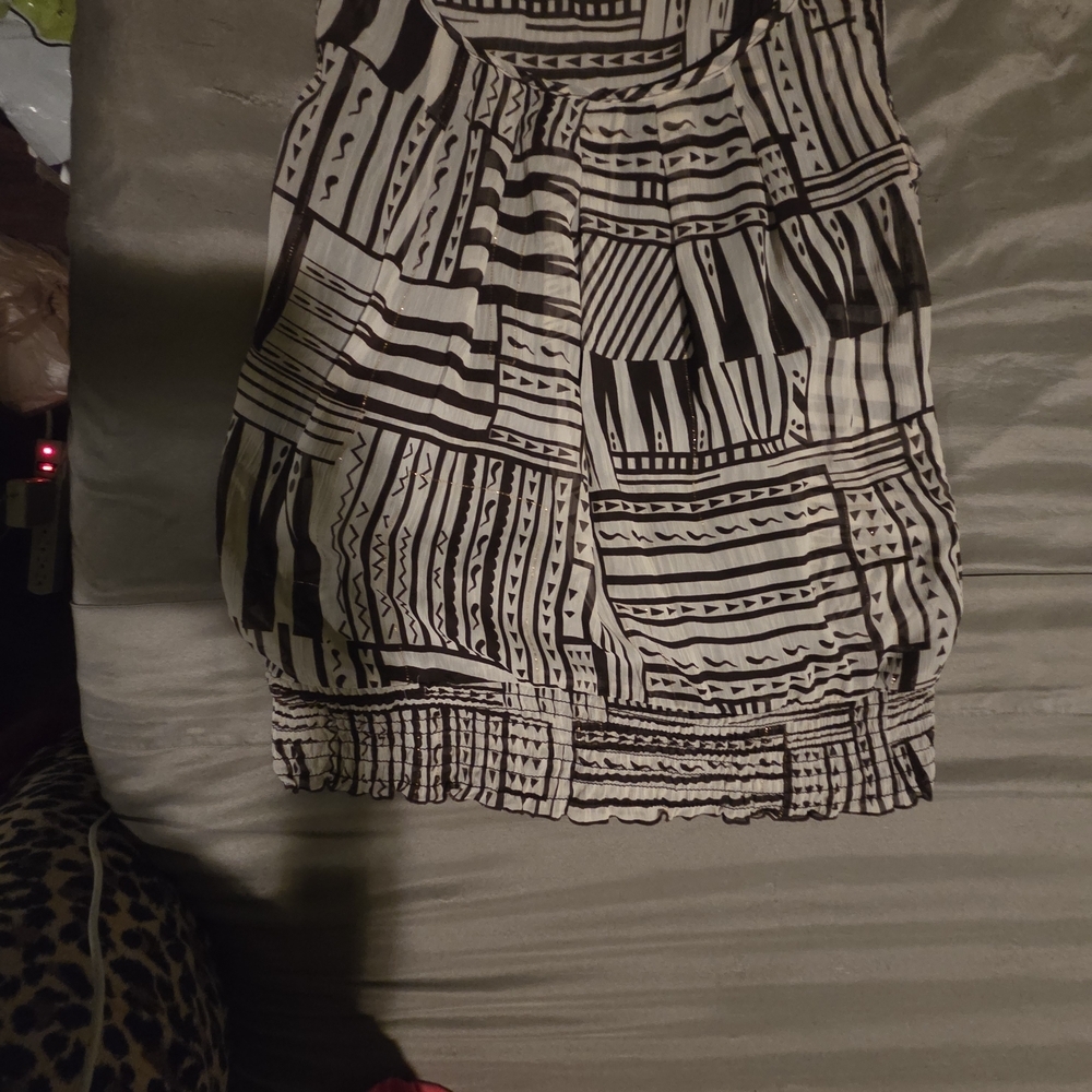 BCX-Brown and White Patterned Women's Skirt - Picture 2 of 8